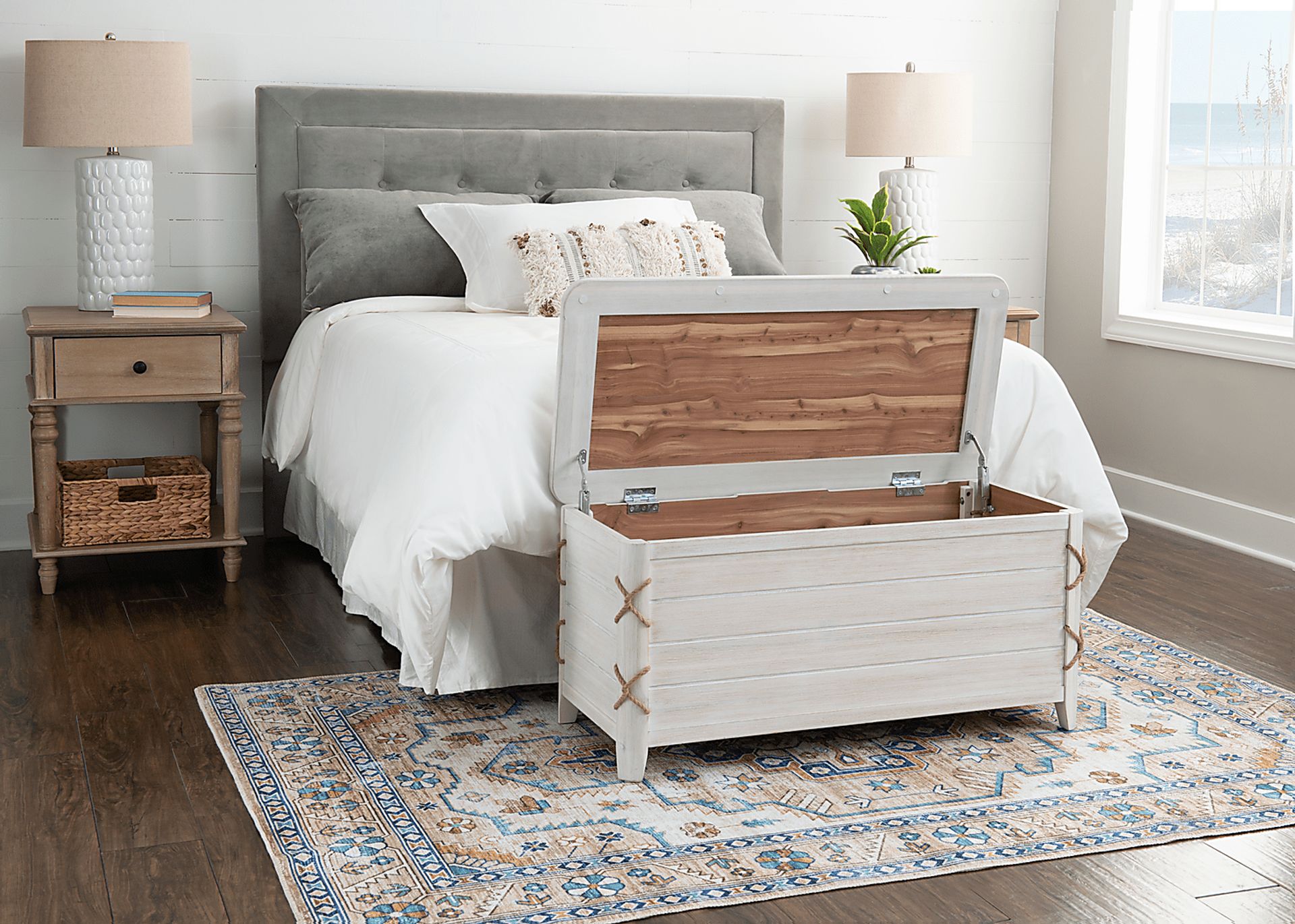 Brieva White Cedar Chest - Image 3