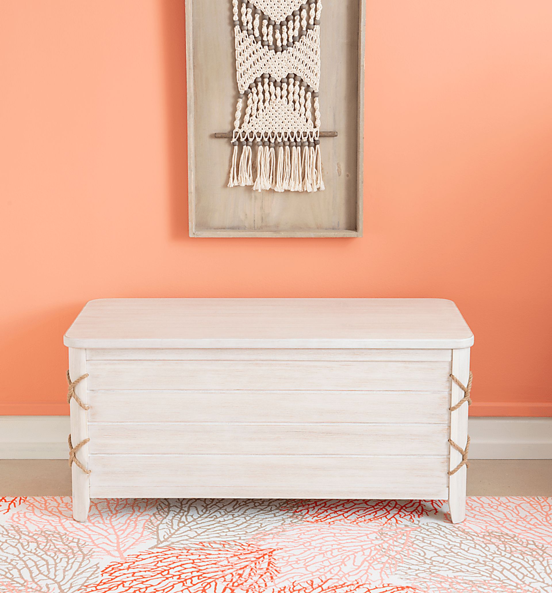 Brieva White Cedar Chest - Image 4