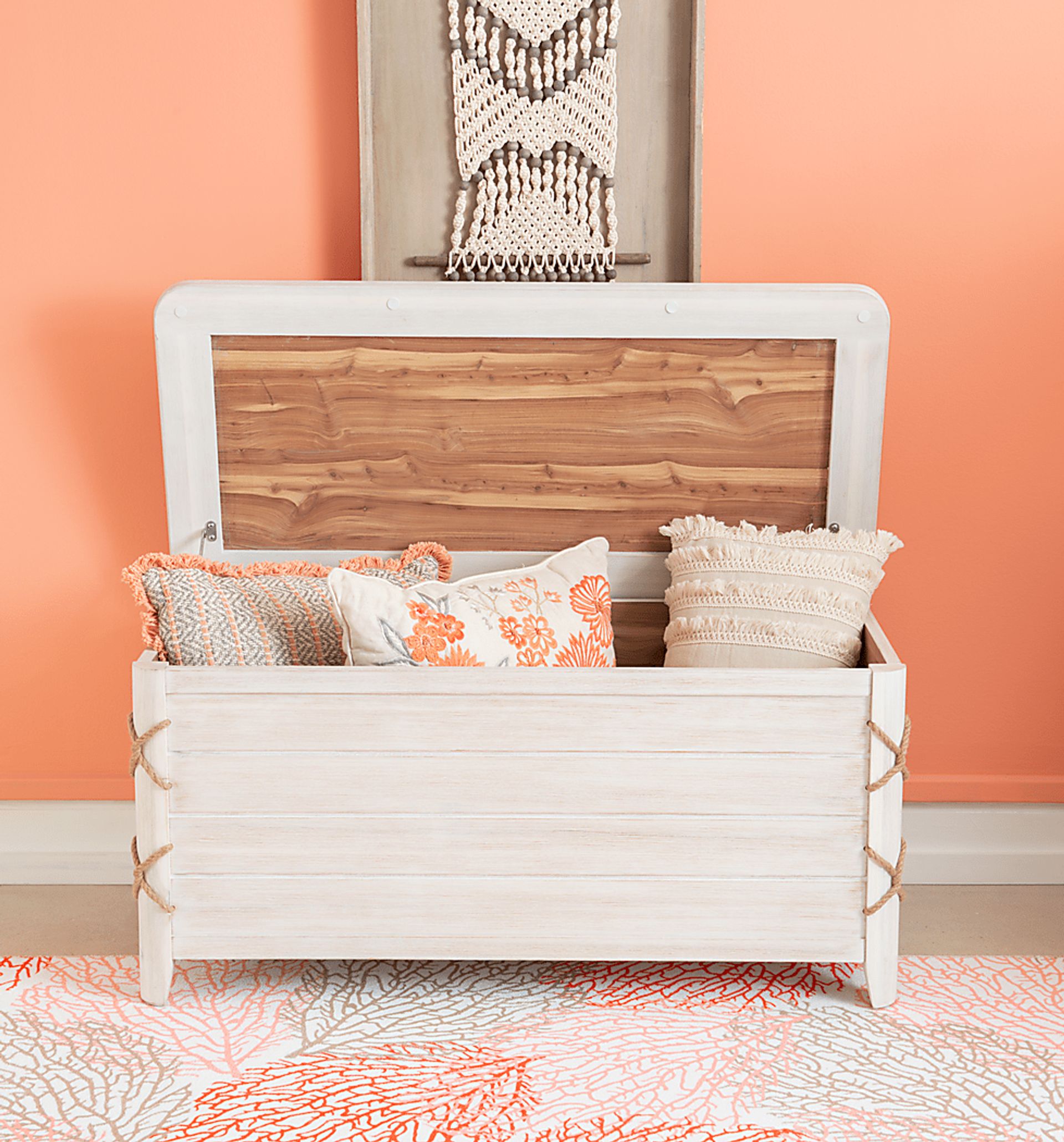 Brieva White Cedar Chest - Image 5