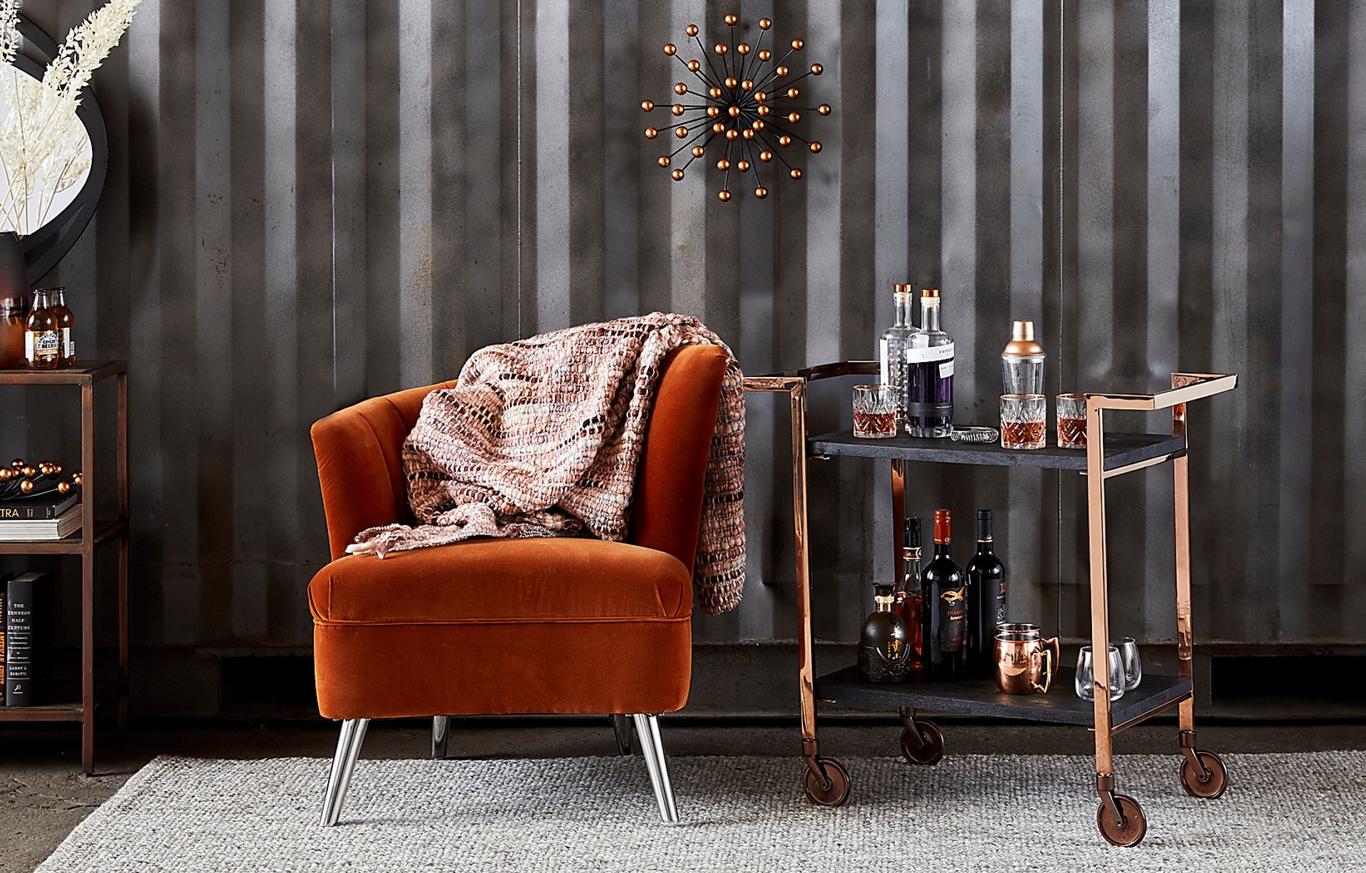 Brigadier Black Bar Cart - Image 7