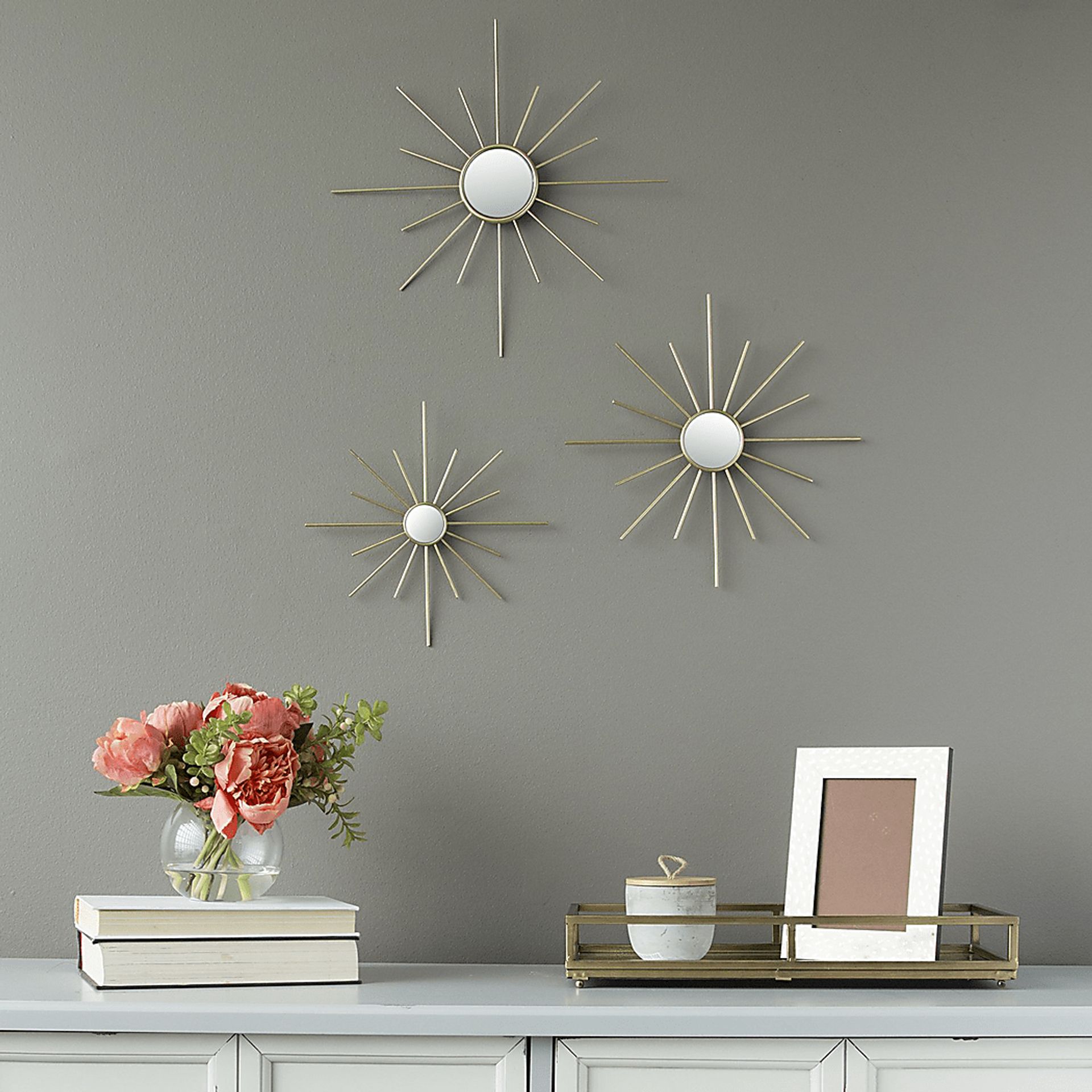 Bright Starlight Gold Mirrors Set of 3 - Image 2