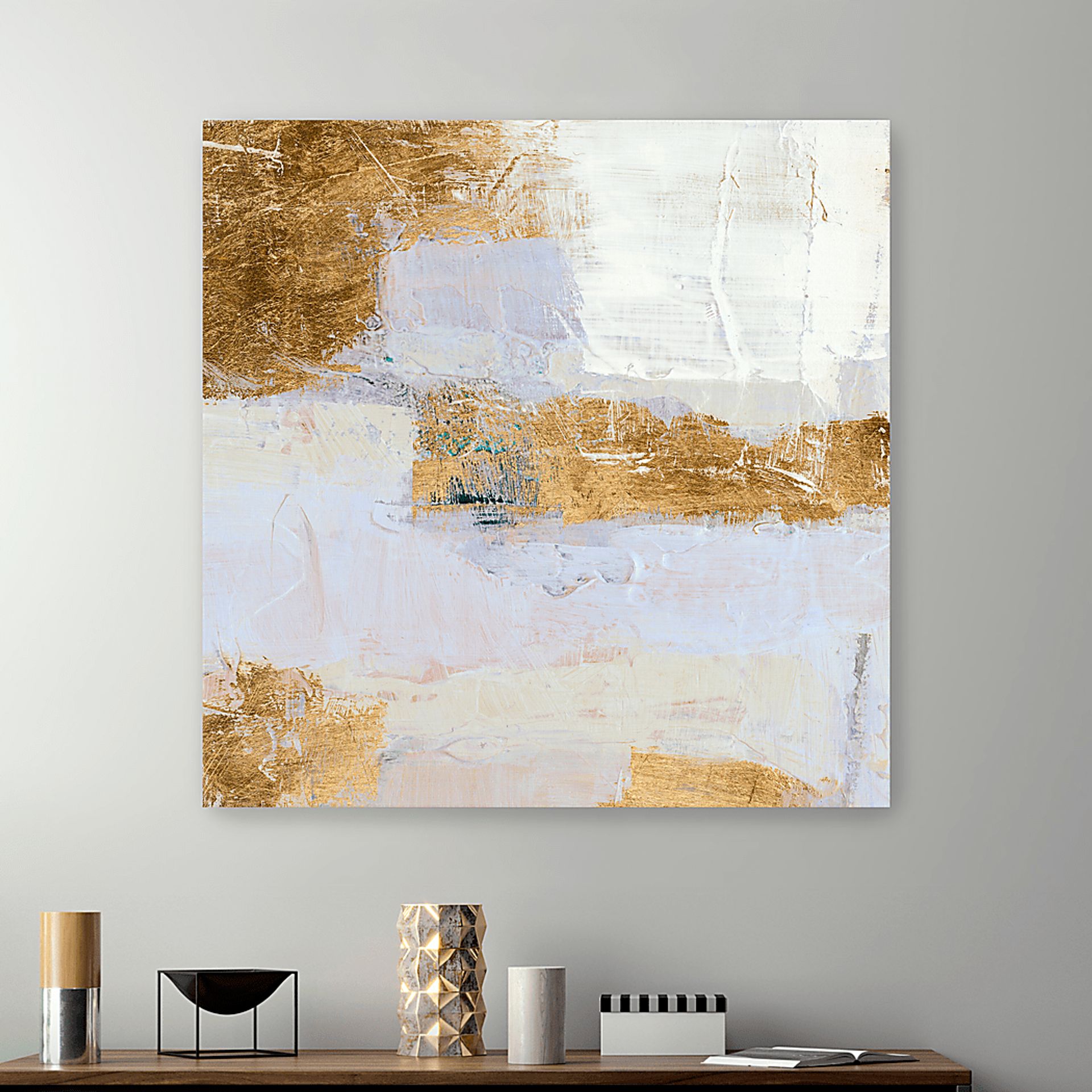 Bright Thoughts Gray Artwork - Image 3