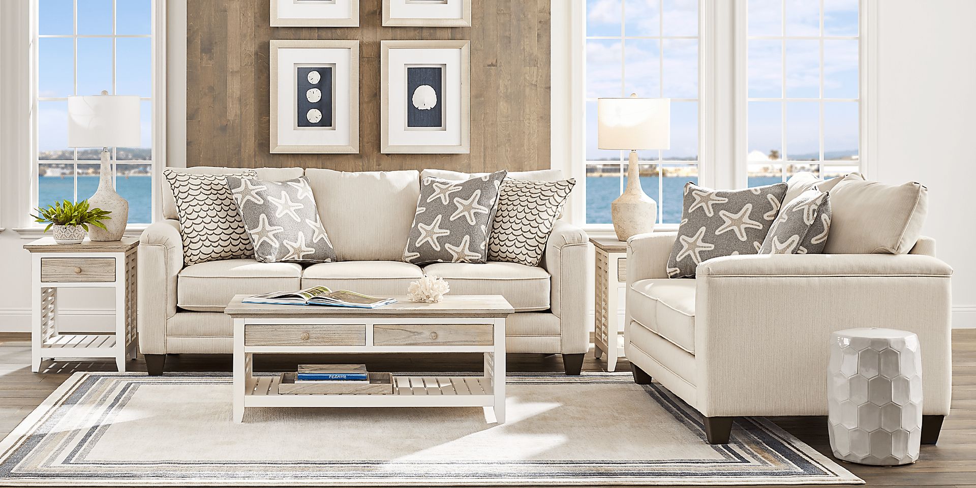 Brightwater Beige Sofa - Image 2