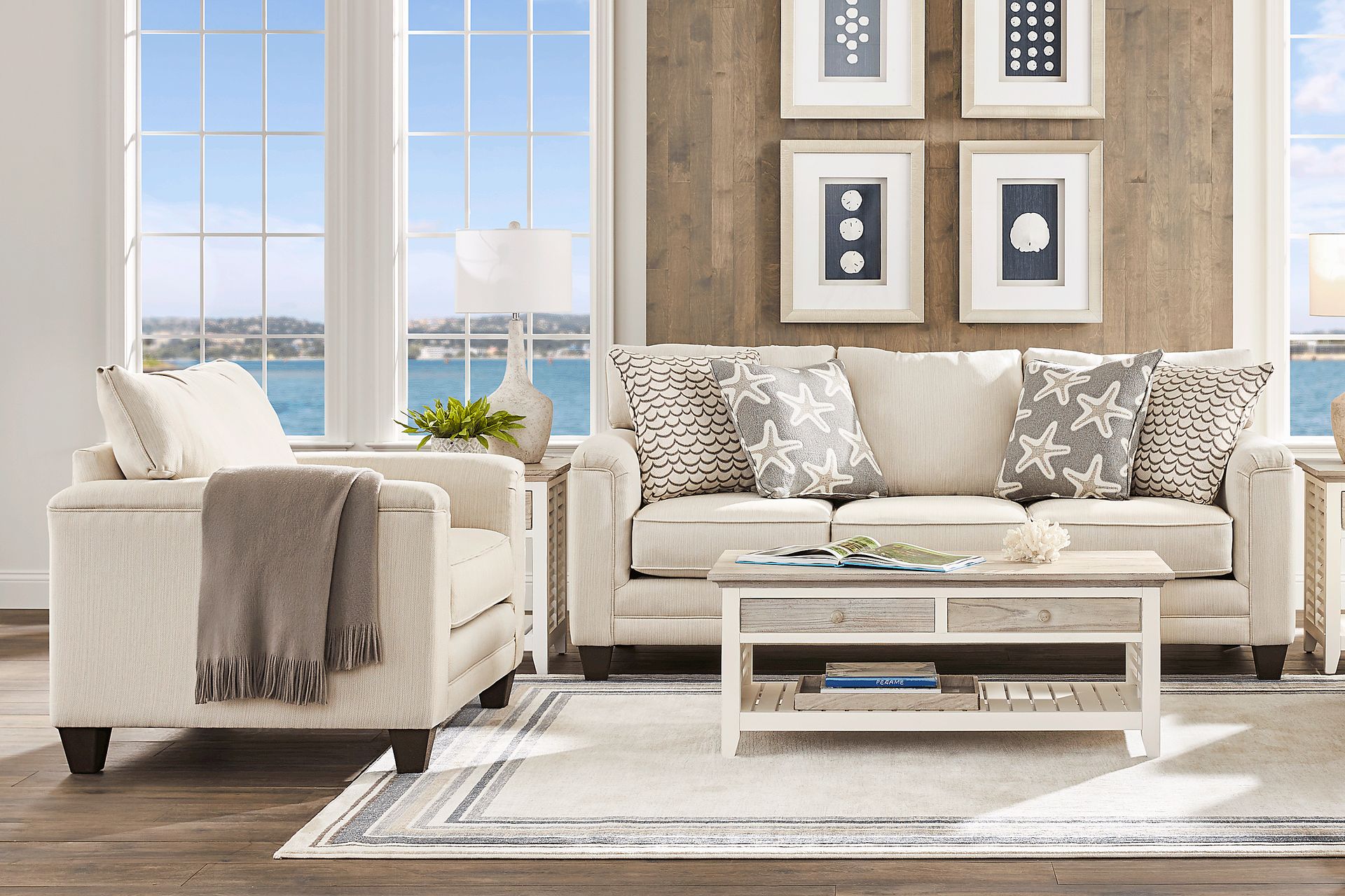 Brightwater Beige 2 Pc Living Room - Image 1