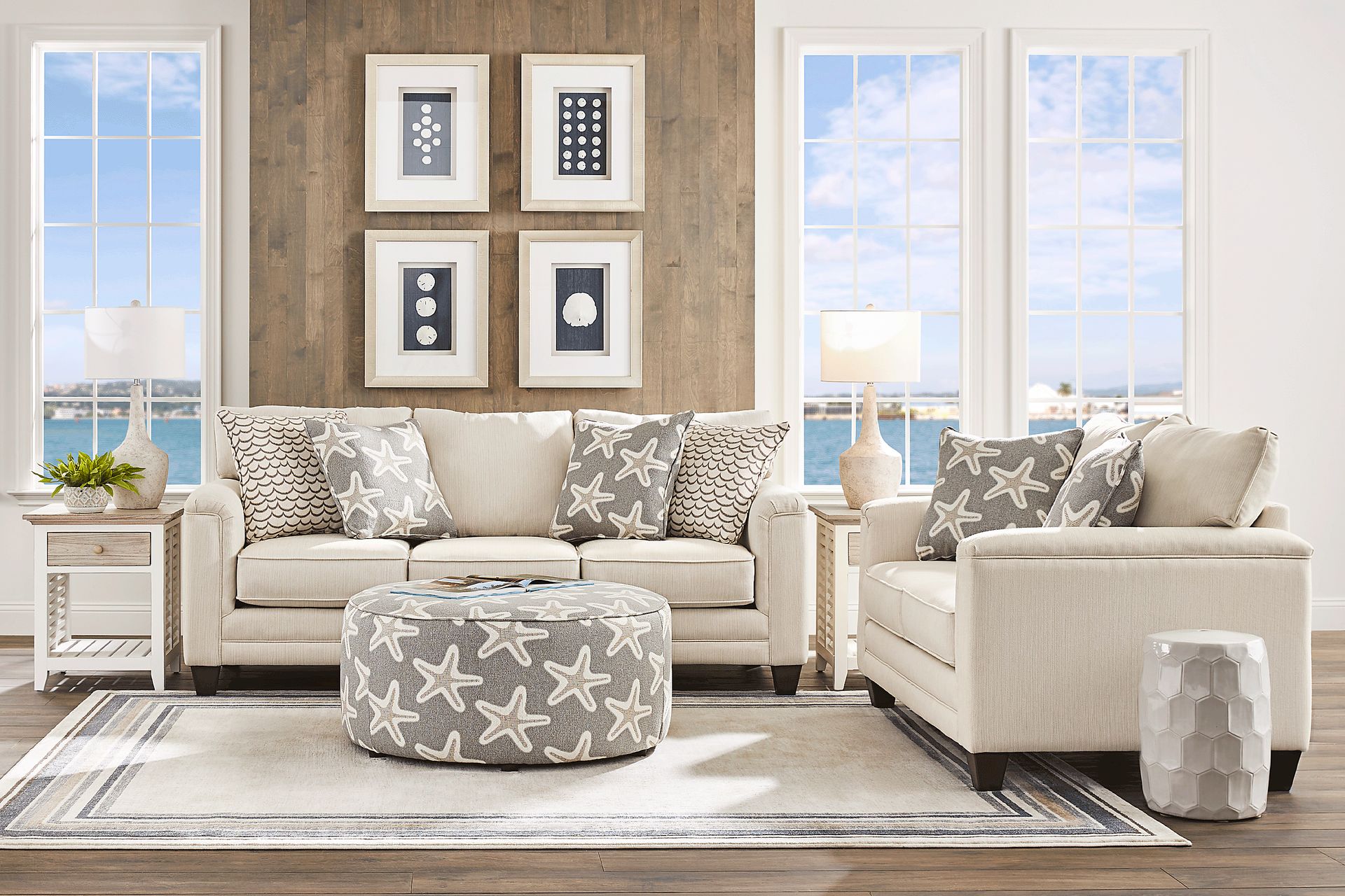 Brightwater Beige 3 Pc Living Room - Image 1
