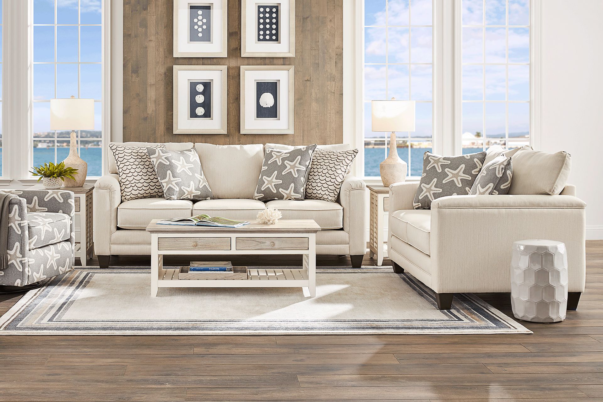 Brightwater Beige 5 Pc Living Room - Image 1