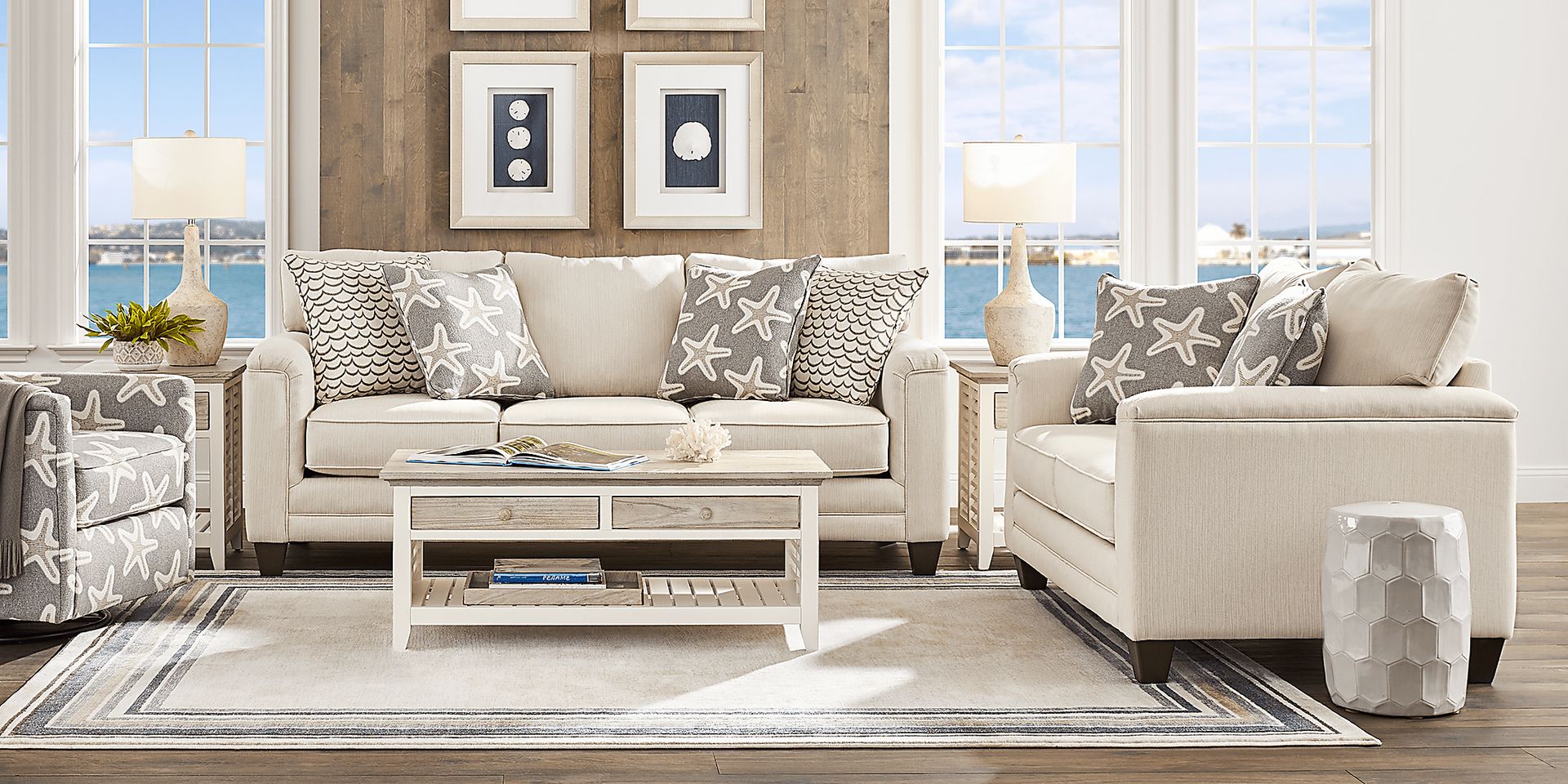 Brightwater Beige Apartment Sofa - Image 2