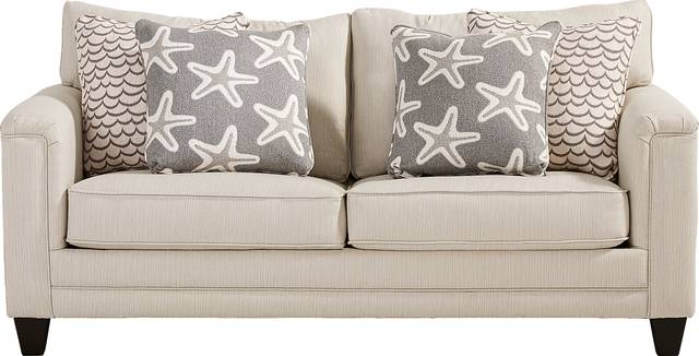 Brightwater Beige Apartment Sleeper Sofa - Thumbnail - Image 1