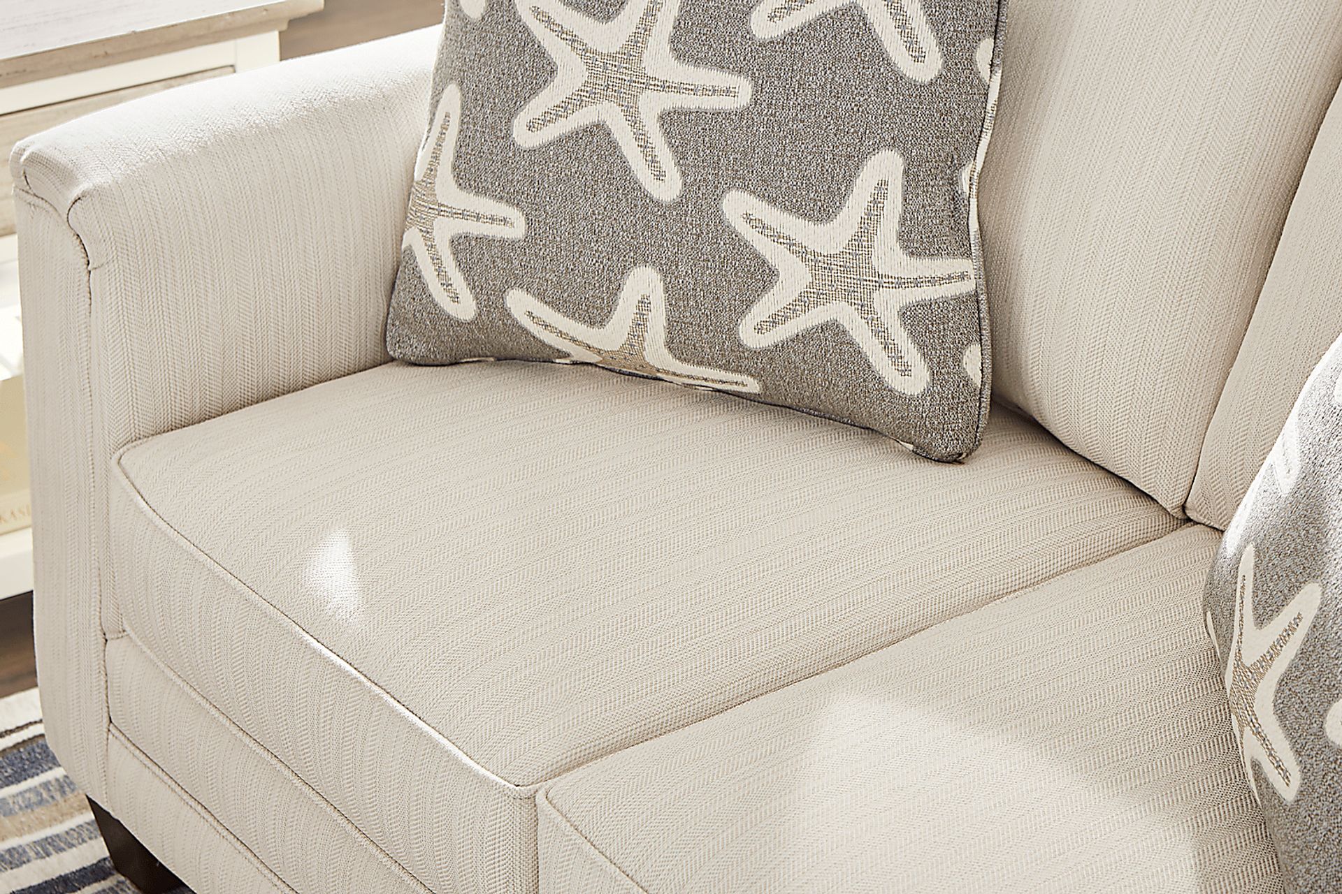 Brightwater Beige Loveseat - Image 3