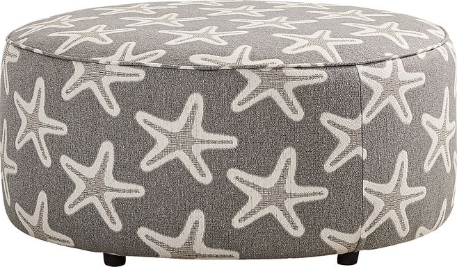 Brightwater Gray Cocktail Ottoman
