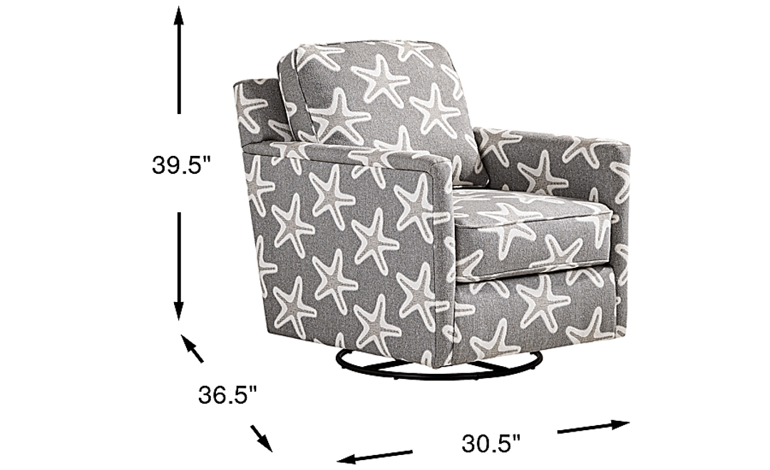 Brightwater Rocker Swivel Accent Chair