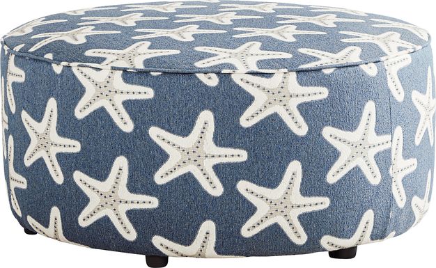 Brightwater Marine Cocktail Ottoman