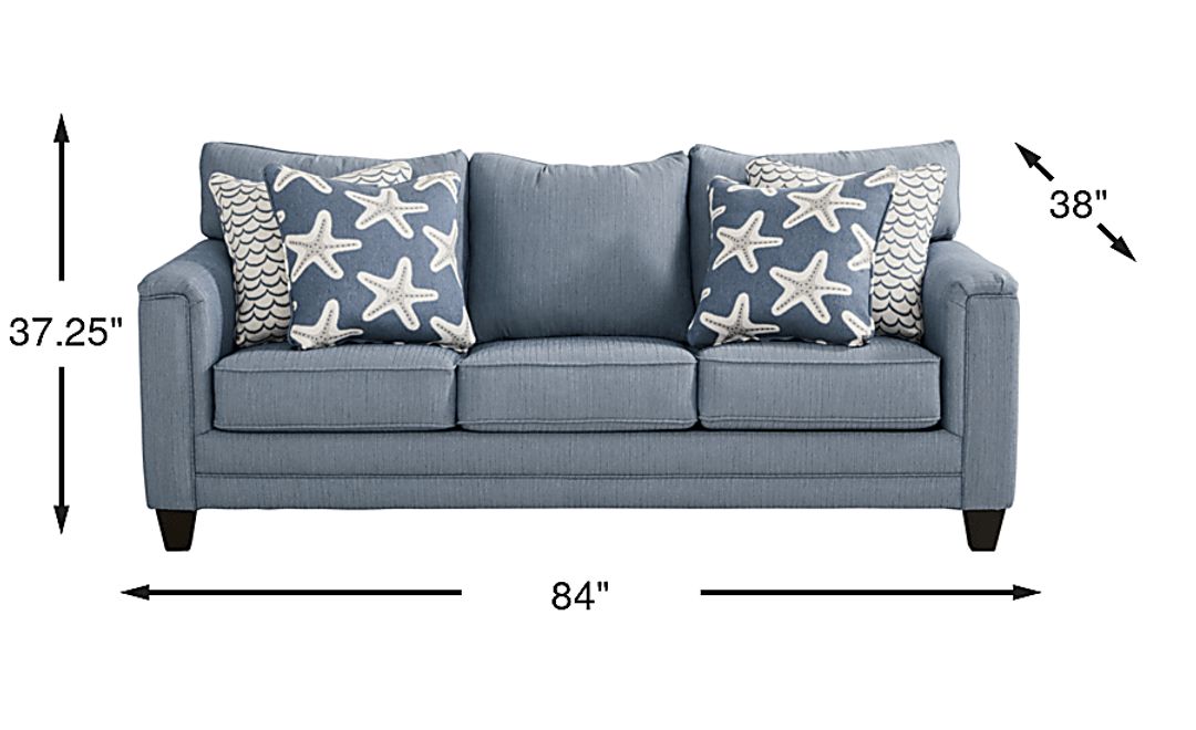 Brightwater Premium Sleeper Queen Gel Foam Sofa