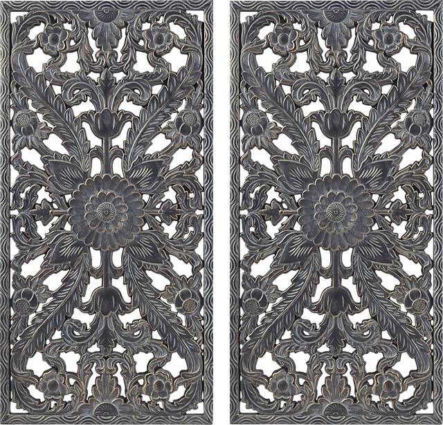 Brightway Blue Wall Decor, Set of 2 - Thumbnail - Image 1