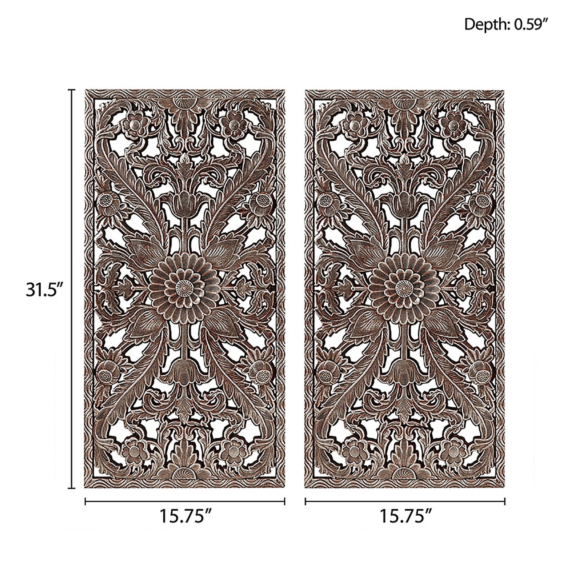 Brightway Bronze Wall Decor, Set of 2 - Image 9