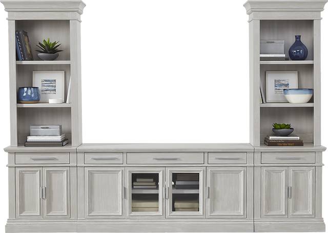 Brightwood Gray 5 Pc Wall Unit with 66 in. Console - Thumbnail - Image 2