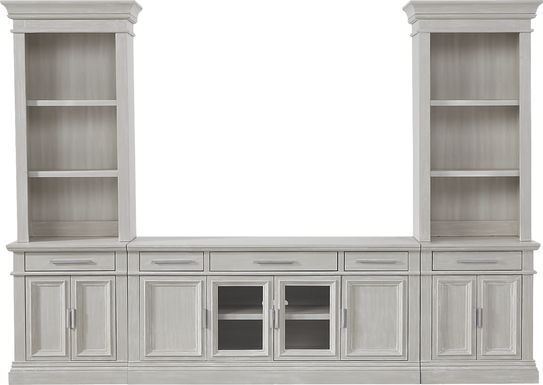 Brightwood Gray 5 Pc Wall Unit with 66 in. Console