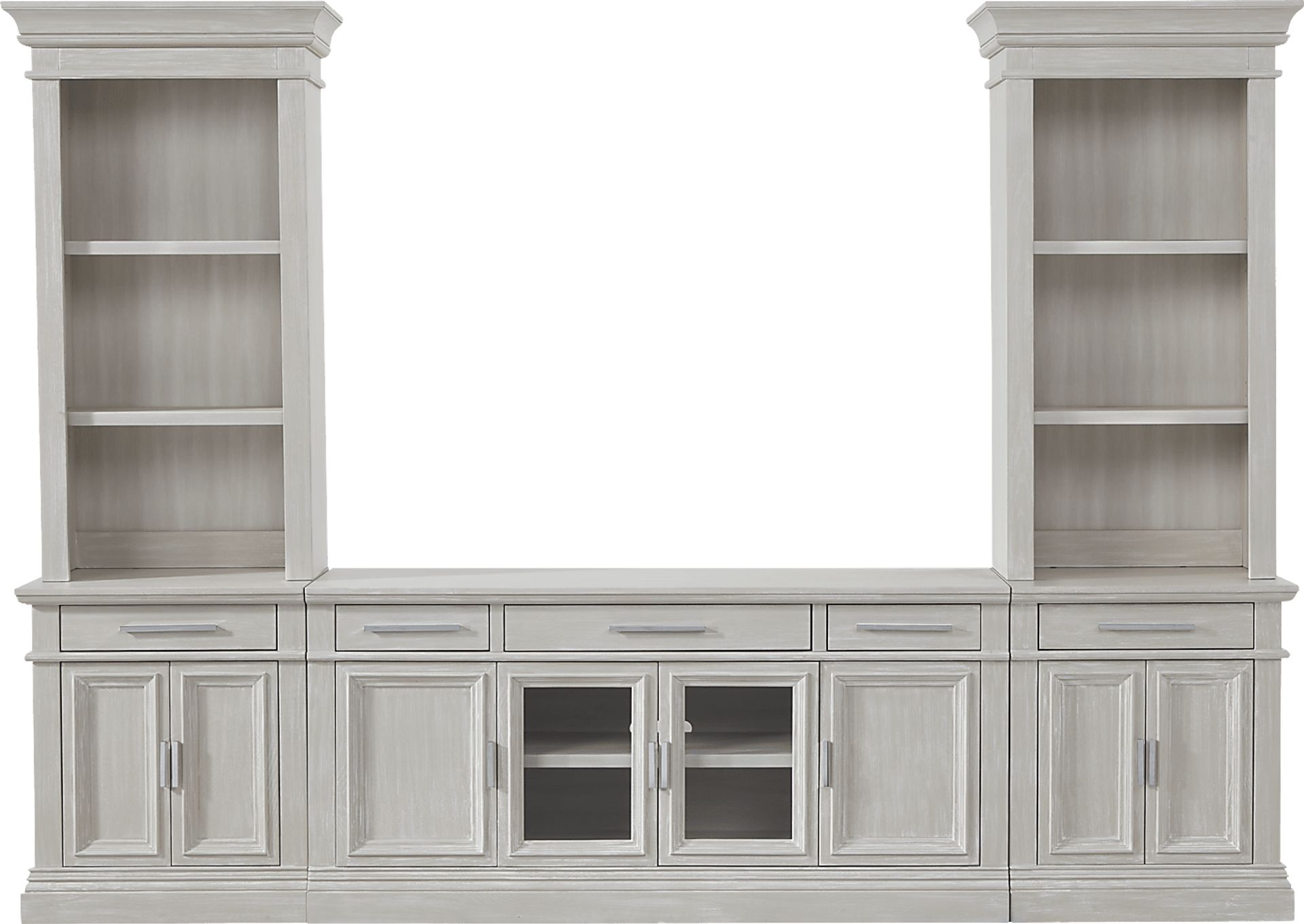 Brightwood Gray 5 Pc Wall Unit with 66 in. Console - Image 1
