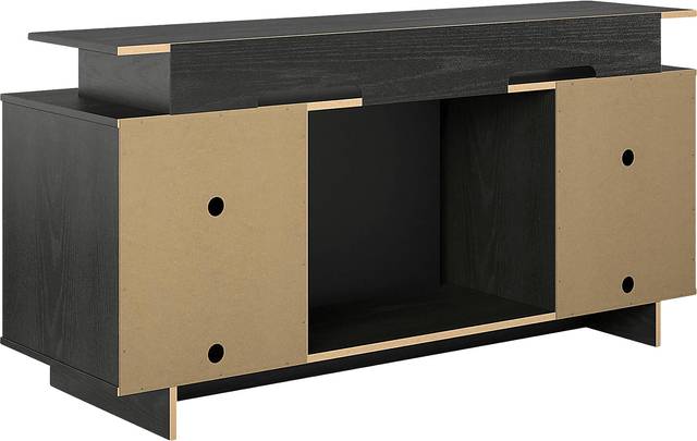 Brigitta Black 59 in. Console with Electric Fireplace - Thumbnail - Image 8