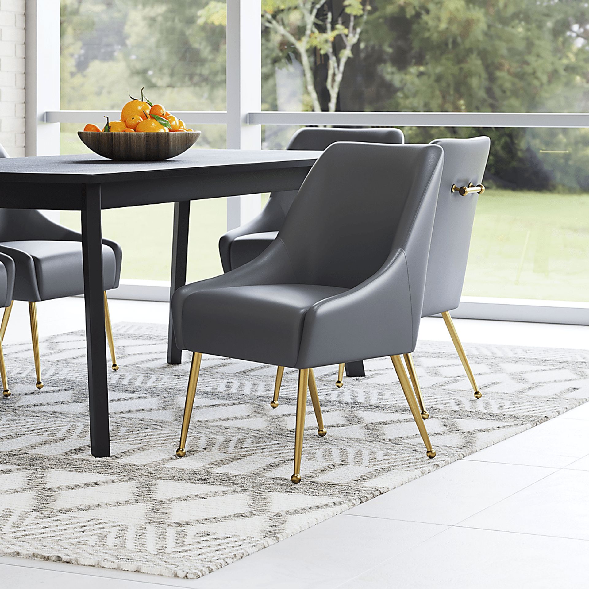Brigodoom Gray Dining Chair - Image 2