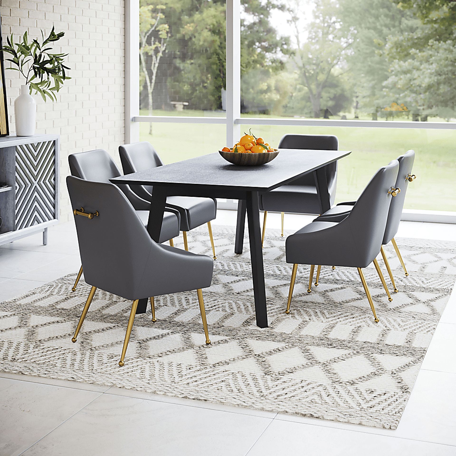 Brigodoom Gray Dining Chair - Image 3
