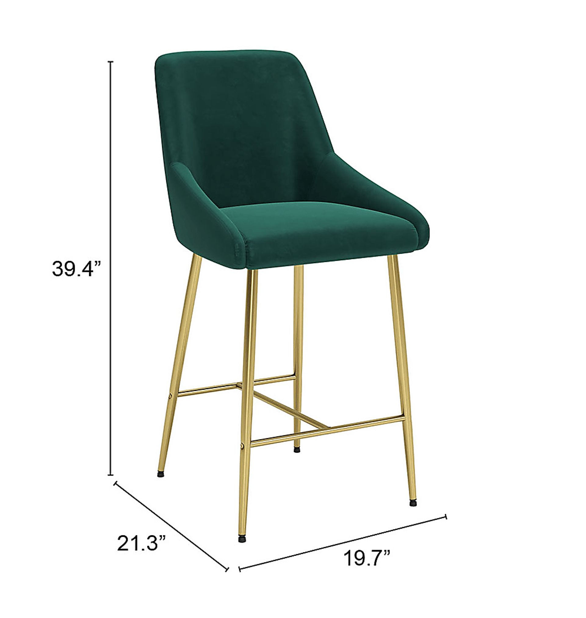 Brigodoom Green Counter Height Stool - Image 9