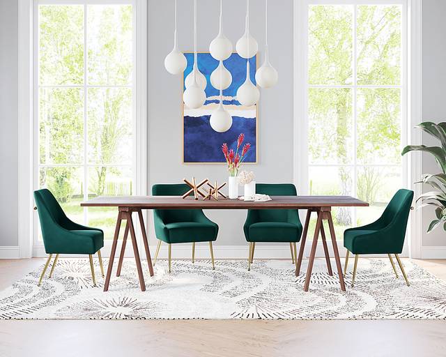 Brigodoom Green Dining Chair - Thumbnail - Image 3