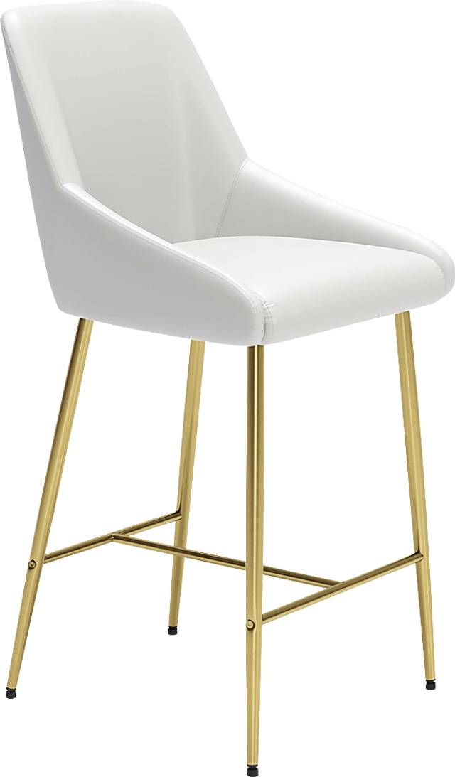 Brigodoom White Counter Height Stool - Thumbnail - Image 7