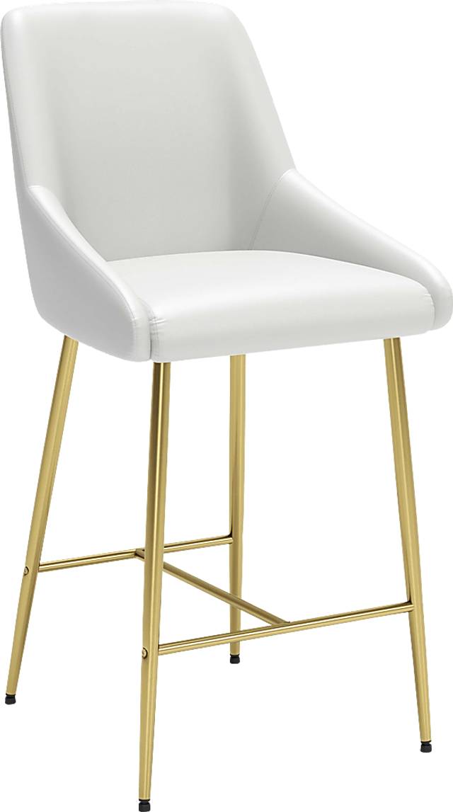 Brigodoom White Counter Height Stool - Thumbnail - Image 1