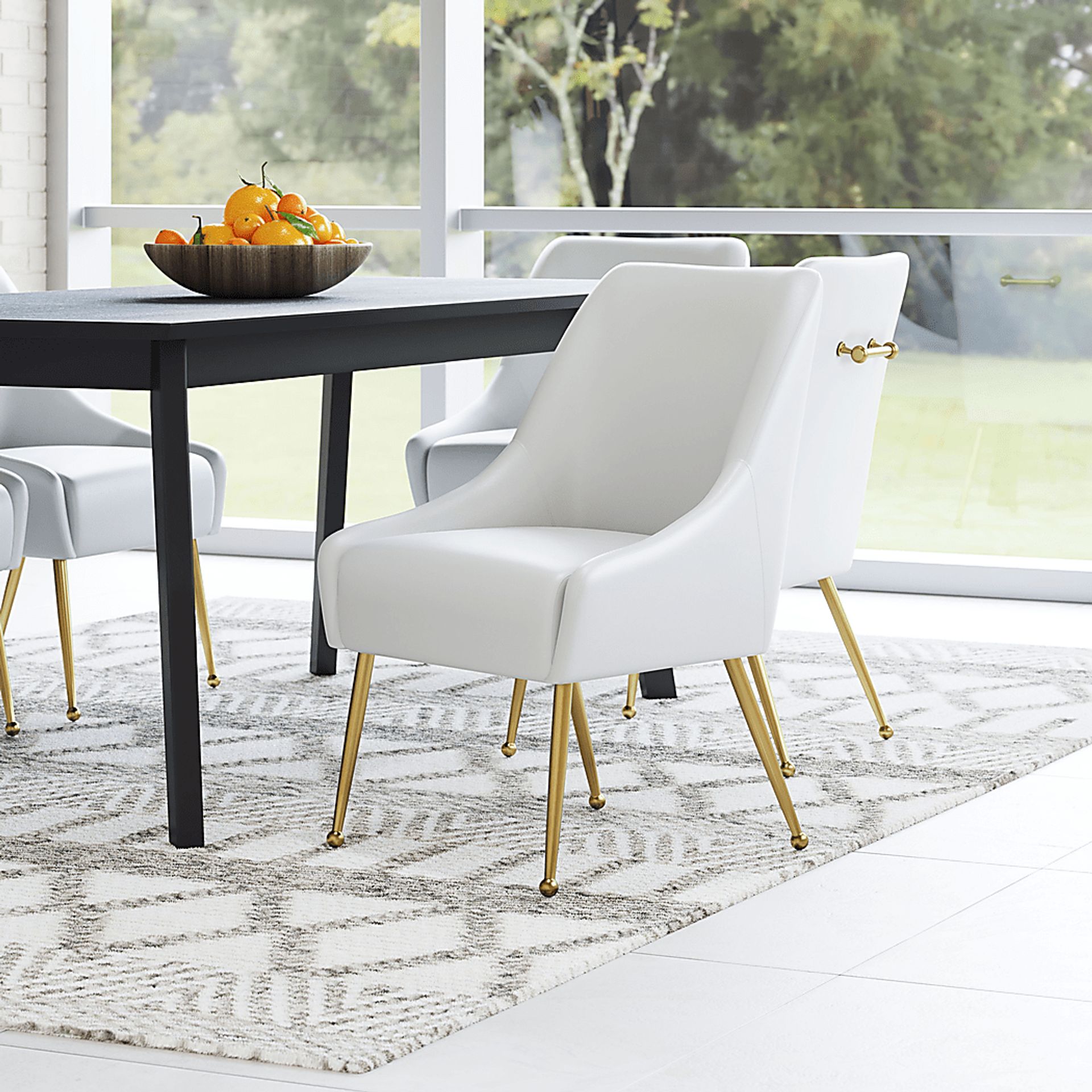Brigodoom White Dining Chair - Image 2