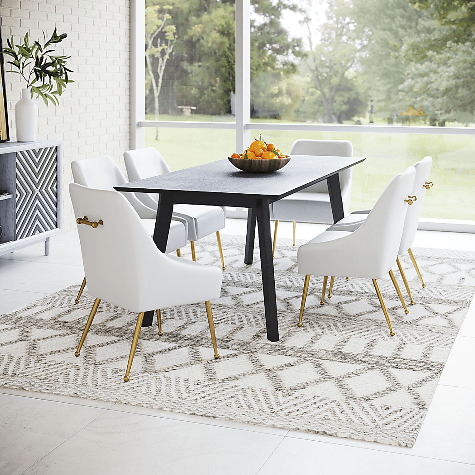 Brigodoom White Dining Chair - Image 3