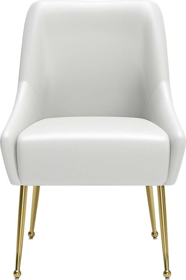 Brigodoom White Dining Chair - Thumbnail - Image 5