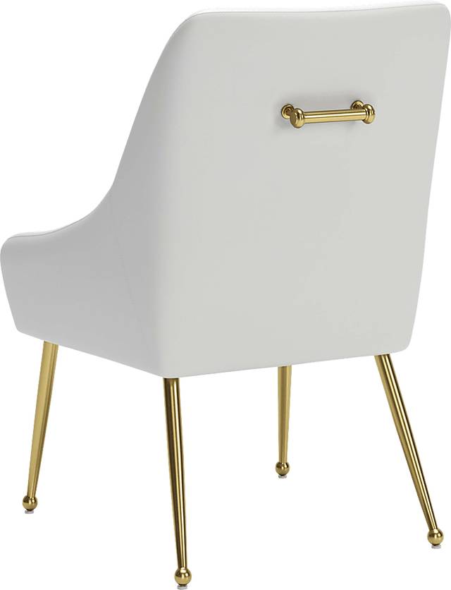 Brigodoom White Dining Chair - Thumbnail - Image 7