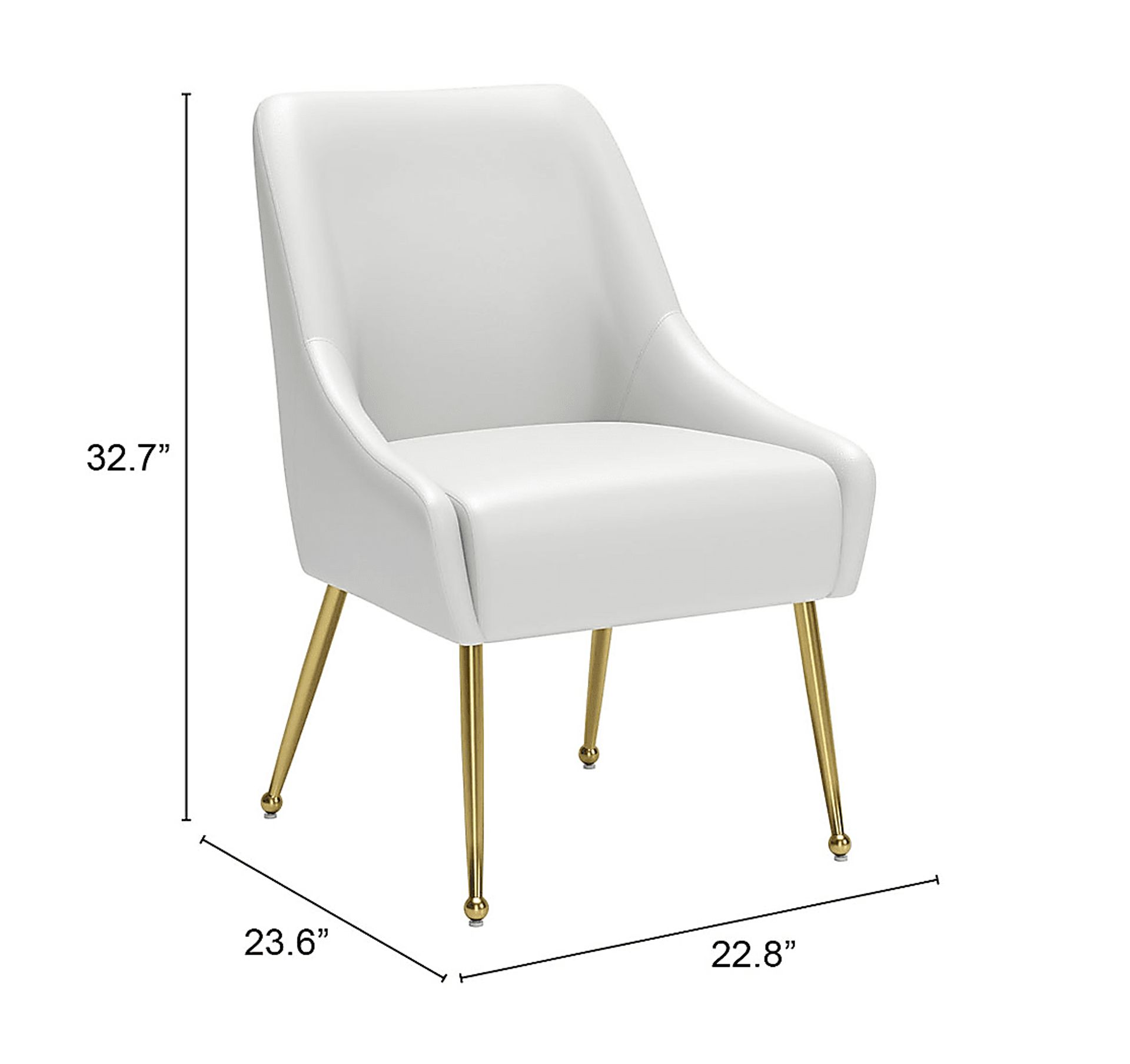 Brigodoom White Dining Chair - Image 10