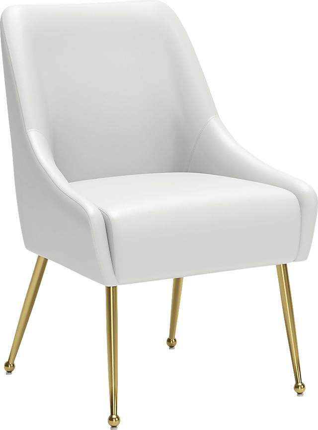 Brigodoom White Dining Chair - Thumbnail - Image 1