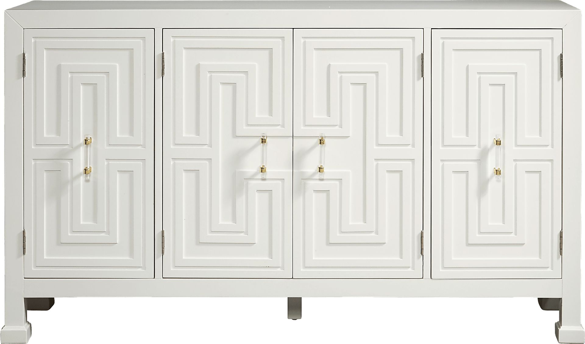 Brijetta White Credenza - Image 2