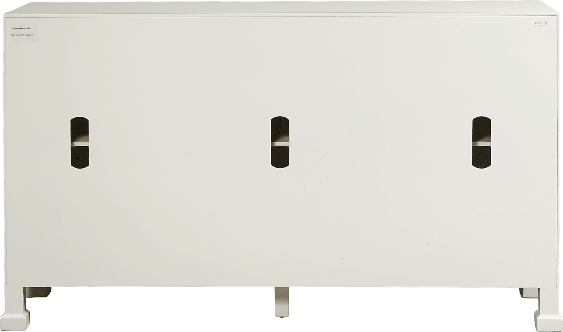 Brijetta White Credenza - Image 4