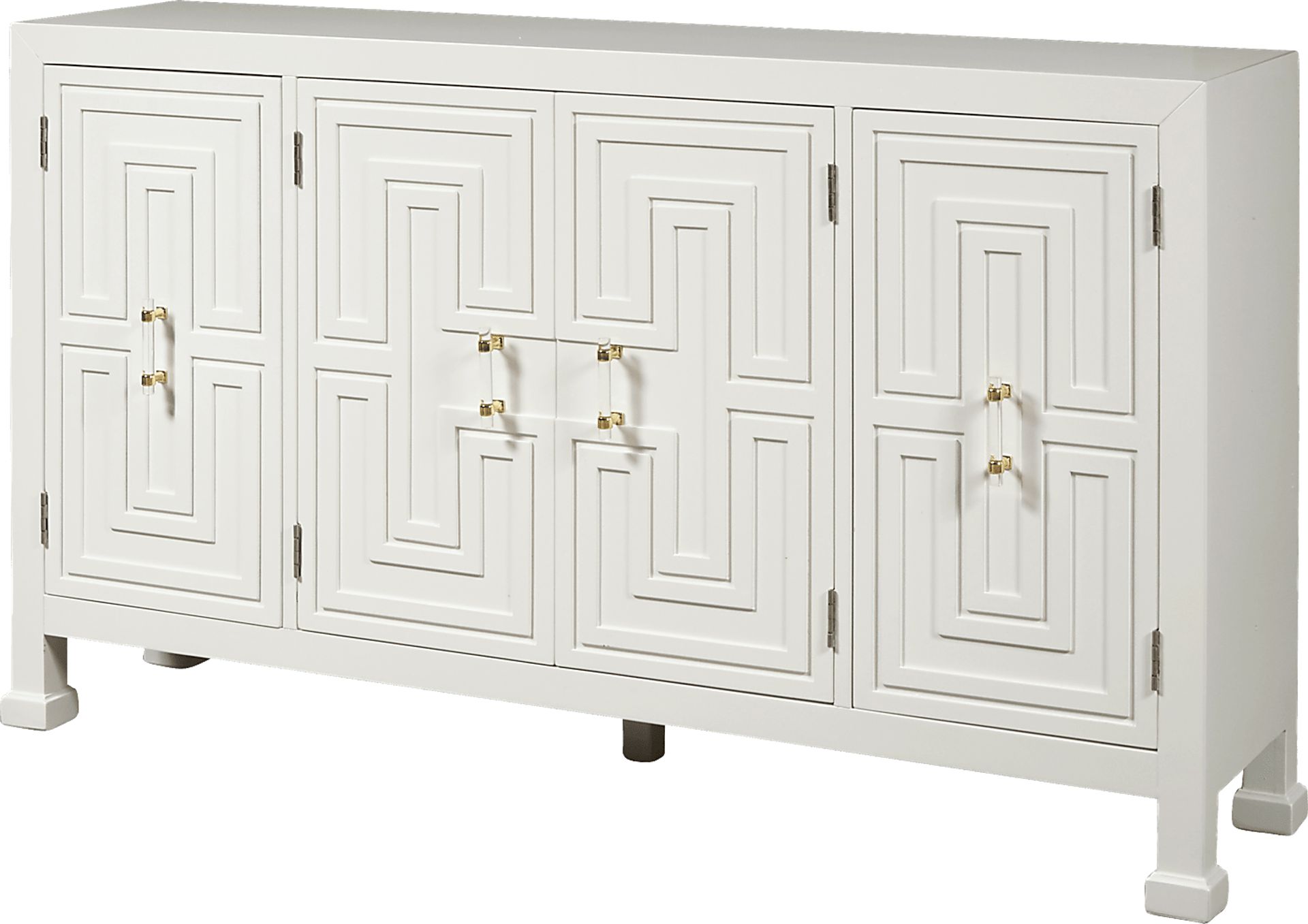 Brijetta White Credenza - Image 5