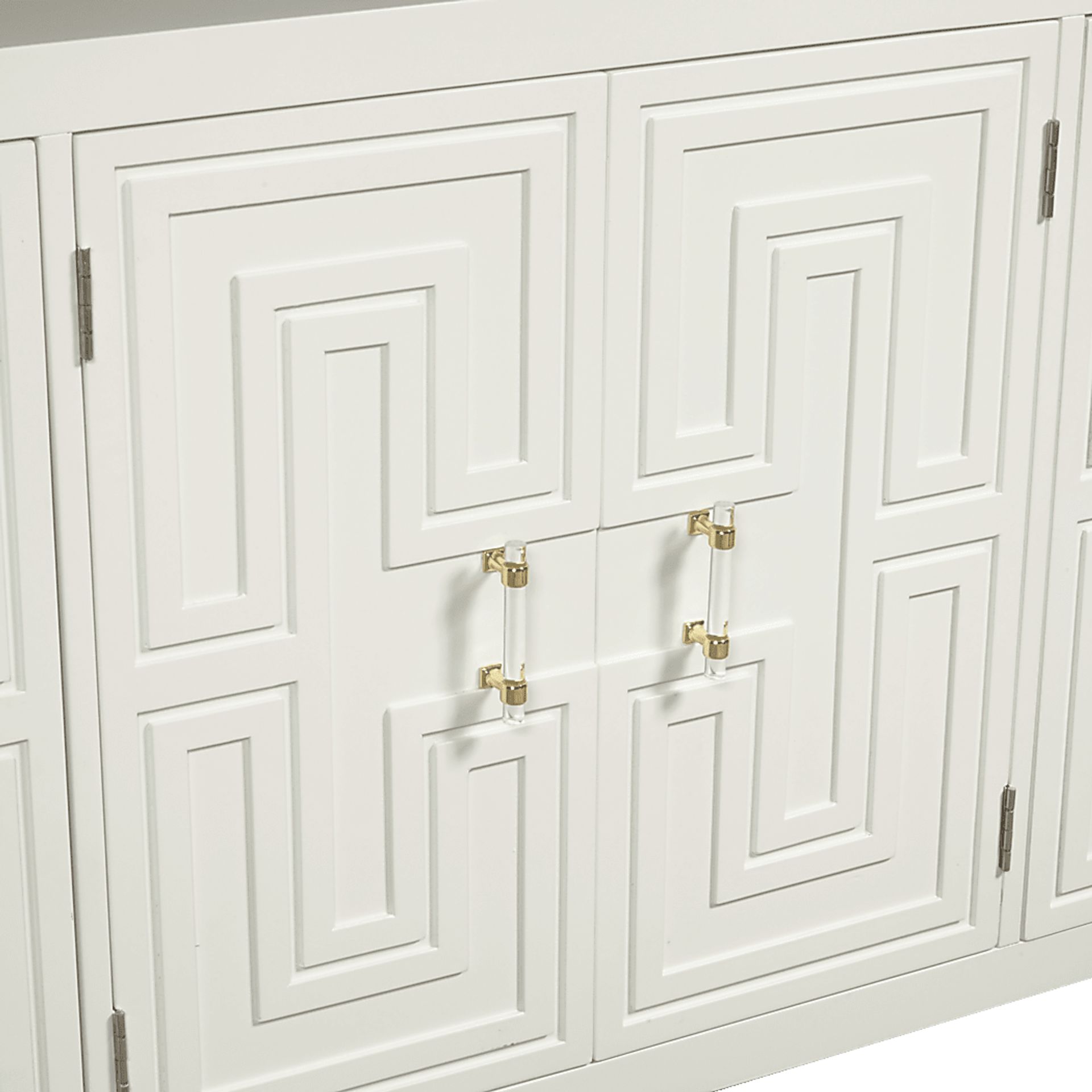 Brijetta White Credenza - Image 6