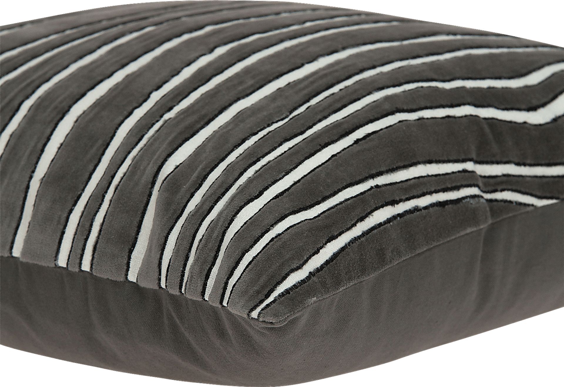 Brilee Gray Accent Pillow - Image 4