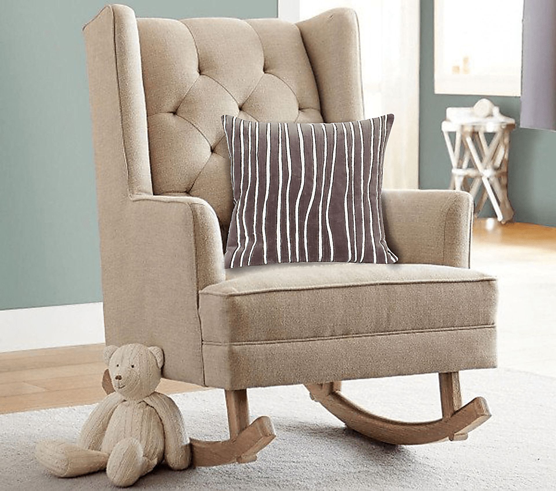 Brilee Gray Accent Pillow - Image 6