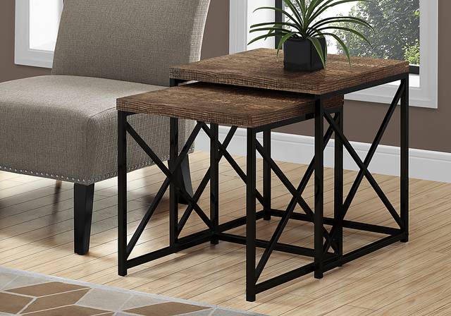 Brillock Brown Nesting Tables - Thumbnail - Image 2