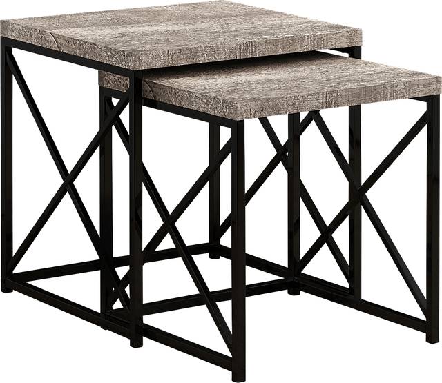 Brillock Dark Taupe Nesting Tables - Thumbnail - Image 1