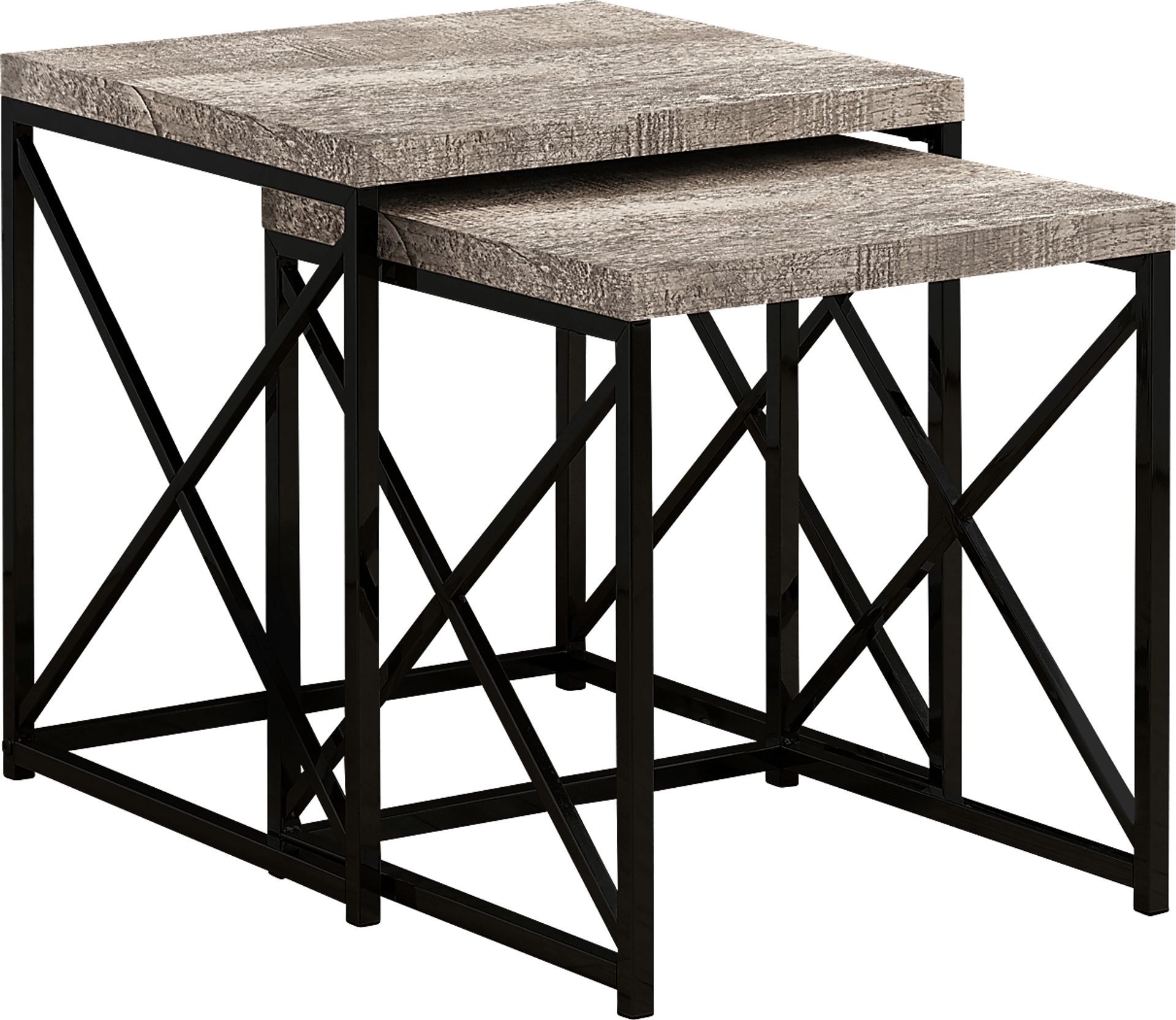 Brillock Dark Taupe Nesting Tables - Image 1