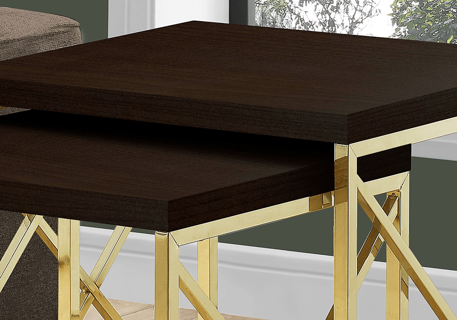 Brillock Gold Nesting Tables - Image 3