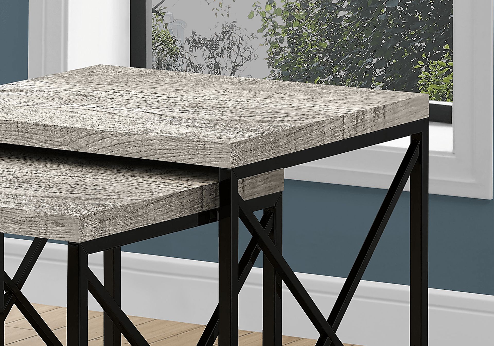 Brillock Gray Nesting Tables - Image 3
