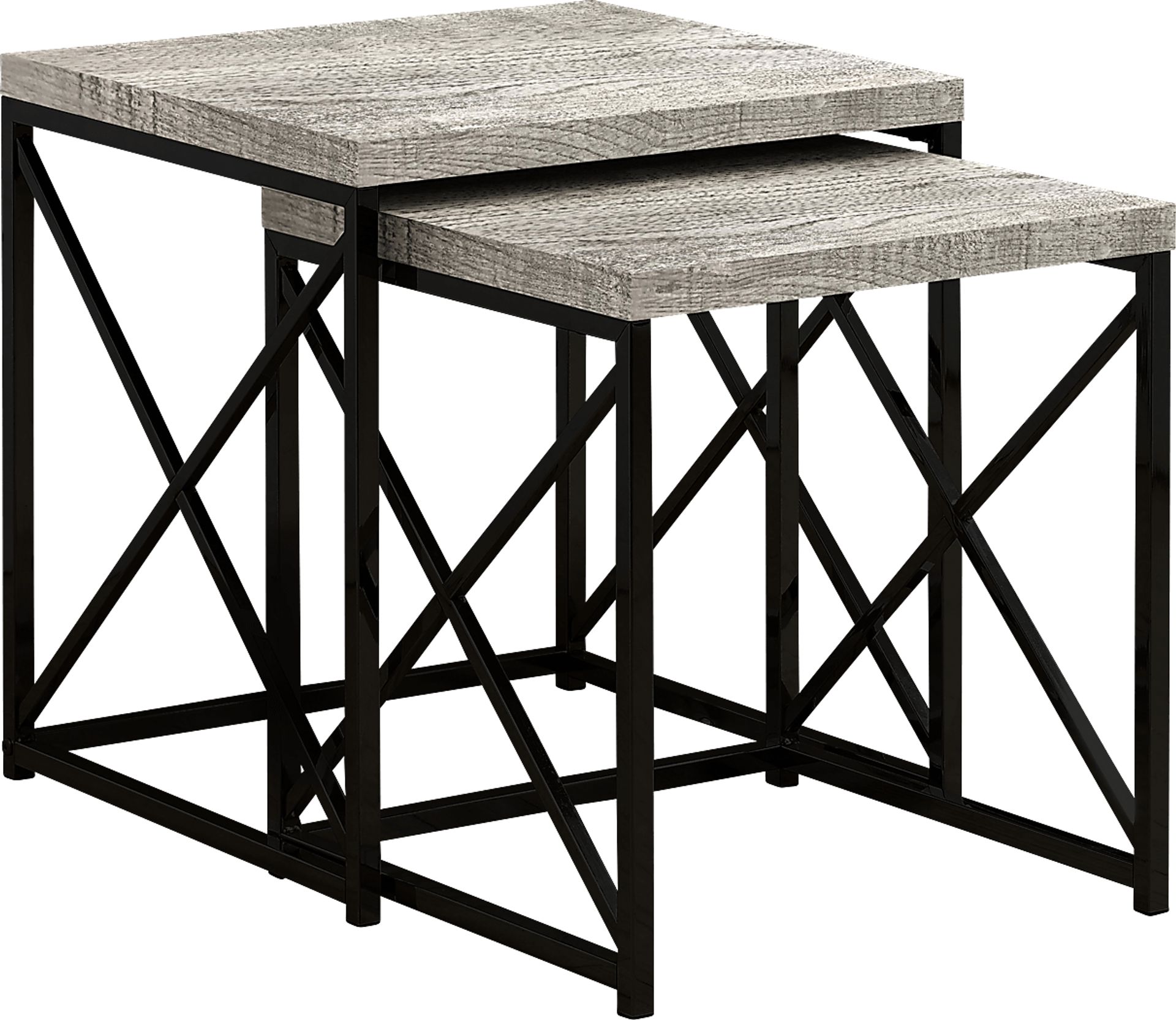 Brillock Gray Nesting Tables - Image 1
