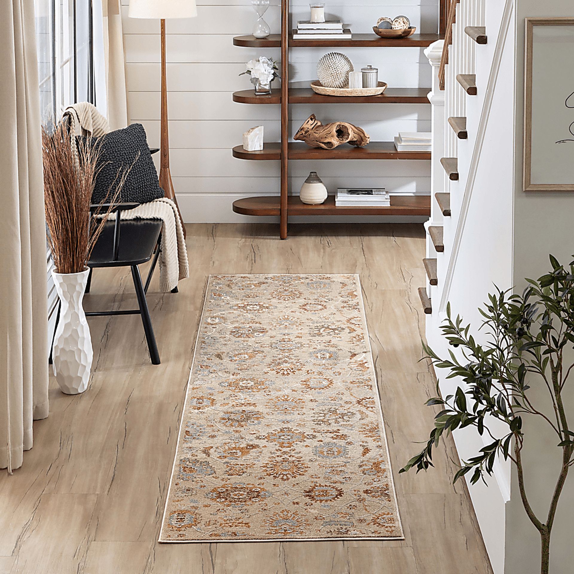 Briman Beige 2'6 x 10' Runner Rug - Image 2