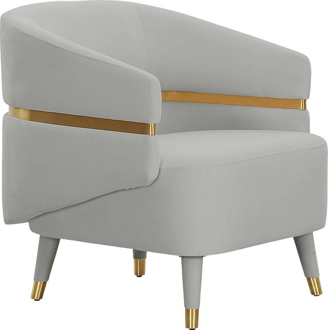 Brimer Gray Accent Chair - Thumbnail - Image 1