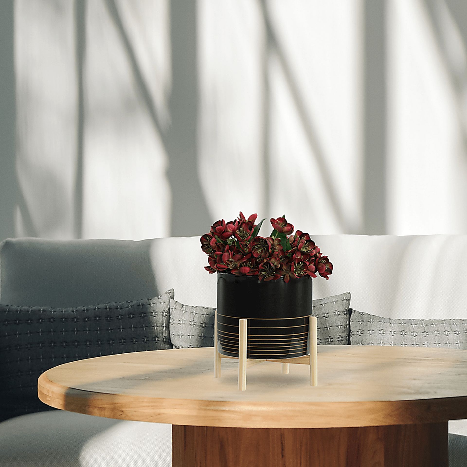 Brimlane Black Planter - Image 2